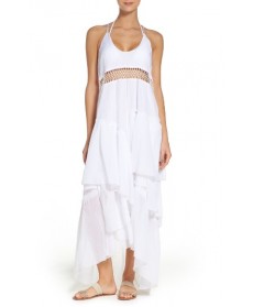 Suboo Closer Frill Cover-Up Maxi Dress - White