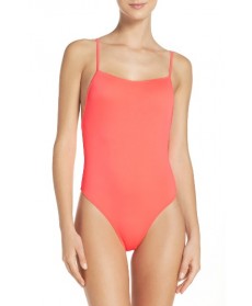 Solid & Striped Chelsea One-Piece Swimsuit - Orange