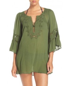 L Space 'Breakaway' Cover-Up Tunic  - Green
