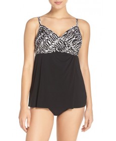 Miraclesuit 'Between The Pleats' Underwire Tankini Top