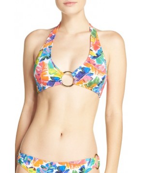 Milly Santorini Halter Bikini Top Size Petite 