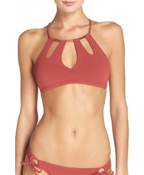 Robin Piccone Ava Bikini Top - Red