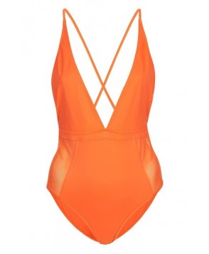 Topshop Cindy One-Piece Swimsuit  US  - Red