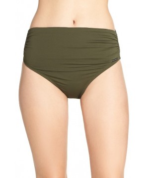 Vince Camuto Convertible High Waist Bikini Bottoms  - Green