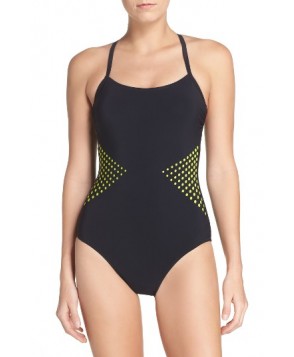 Profile By Gottex Cutting Edge One-Piece Swimsuit - Black
