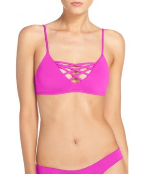  L Space Jaime Bikini Top, Size D - Pink