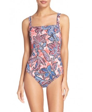 Tommy Bahama Java Blossom One-Piece Swimsuit - Pink