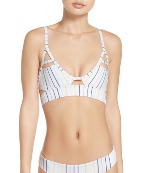 Tavik Jessi Cutout Triangle Bikini Top - White