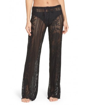 Becca Lace Cover-Up Pants - Black