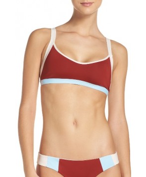 L Space MAC Colorblock Bikini Top - Red