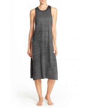 Leith Burnout Jersey Cover-Up Dress - Grey