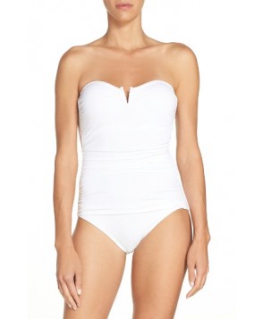 Tommy Bahama 'Pearl' Convertible One-Piece Swimsuit - White