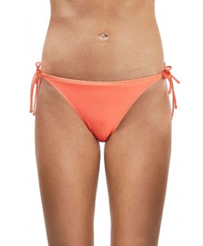 Topshop Slinky Side Tie Bikini Bottoms US (fits like 2-4) - Coral