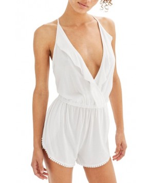 Topshop Jersey Wrap Cover-Up Romper