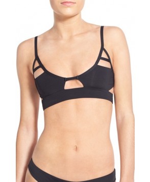 Tavik 'Jessi' Cutout Triangle Bikini Top - Black