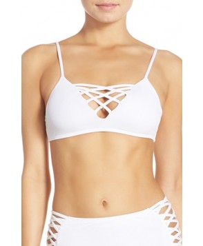  L Space Jaime Bikini Top, Size D - White