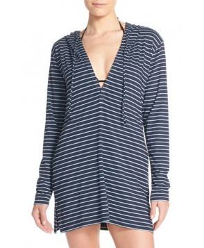 Tommy Bahama Stripe Hoodie Cover-Up