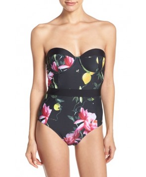 Ted Baker London Citrus Bloom One-Piece Swimsuit
