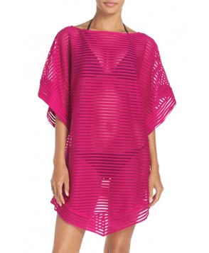 Ted Baker London Stripe Cover-Up Tunic  - Pink