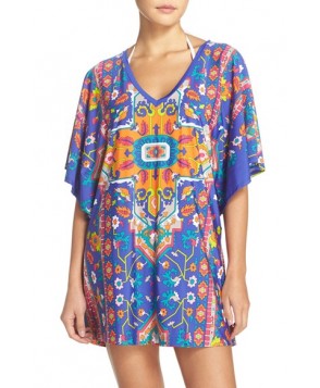 Trina Turk 'Tapestry' Strappy Back Cover-Up Tunic