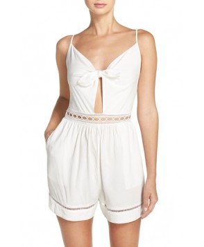 Seafolly Tie Front Playsuit Cover-Up