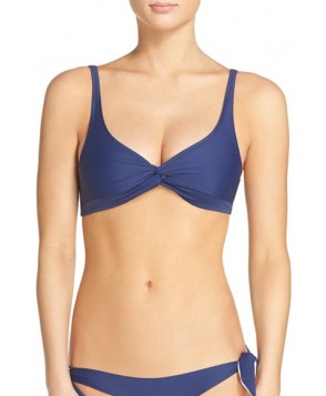 Solid & Striped Jane Bikini Top - Blue