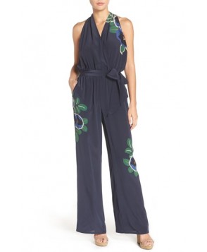 Tory Burch Avalon Silk Cover-Up Jumpsuit