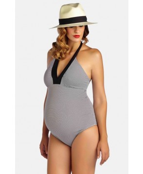 Pez D'Or 'Montego Bay' One-Piece Maternity Swimsuit  - Black