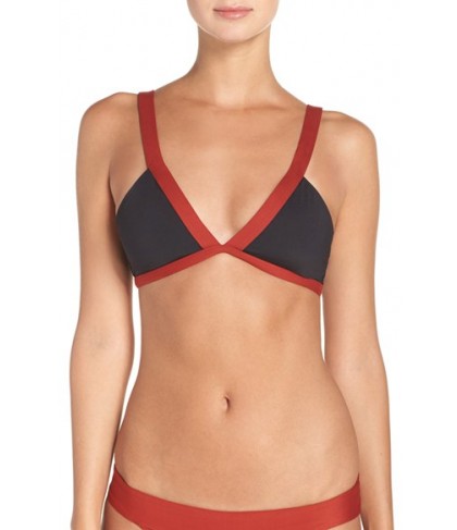 L Space 'Farrah' Colorblock Bikini Top