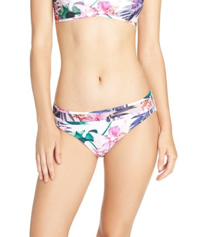 Tommy Bahama 'Orchid Canopy' Hipster Bikini Bottoms  - White