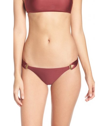 Vix Swimwear Thai Bikini Bottoms  - Burgundy