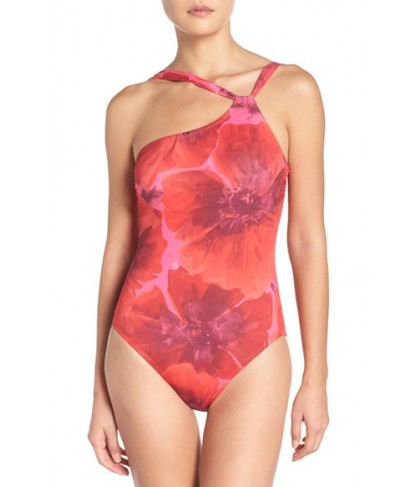 Tommy Bahama Poppy Red One-Piece Swimsuit